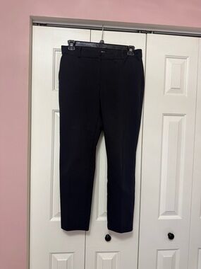 H&M Black Straight-Leg Dress Pants